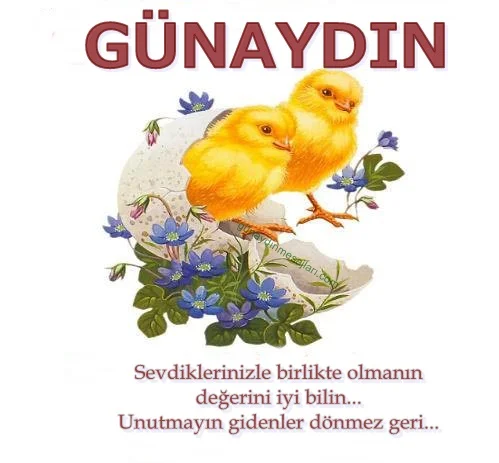 resimli günaydın iyi sabahlar mesajı